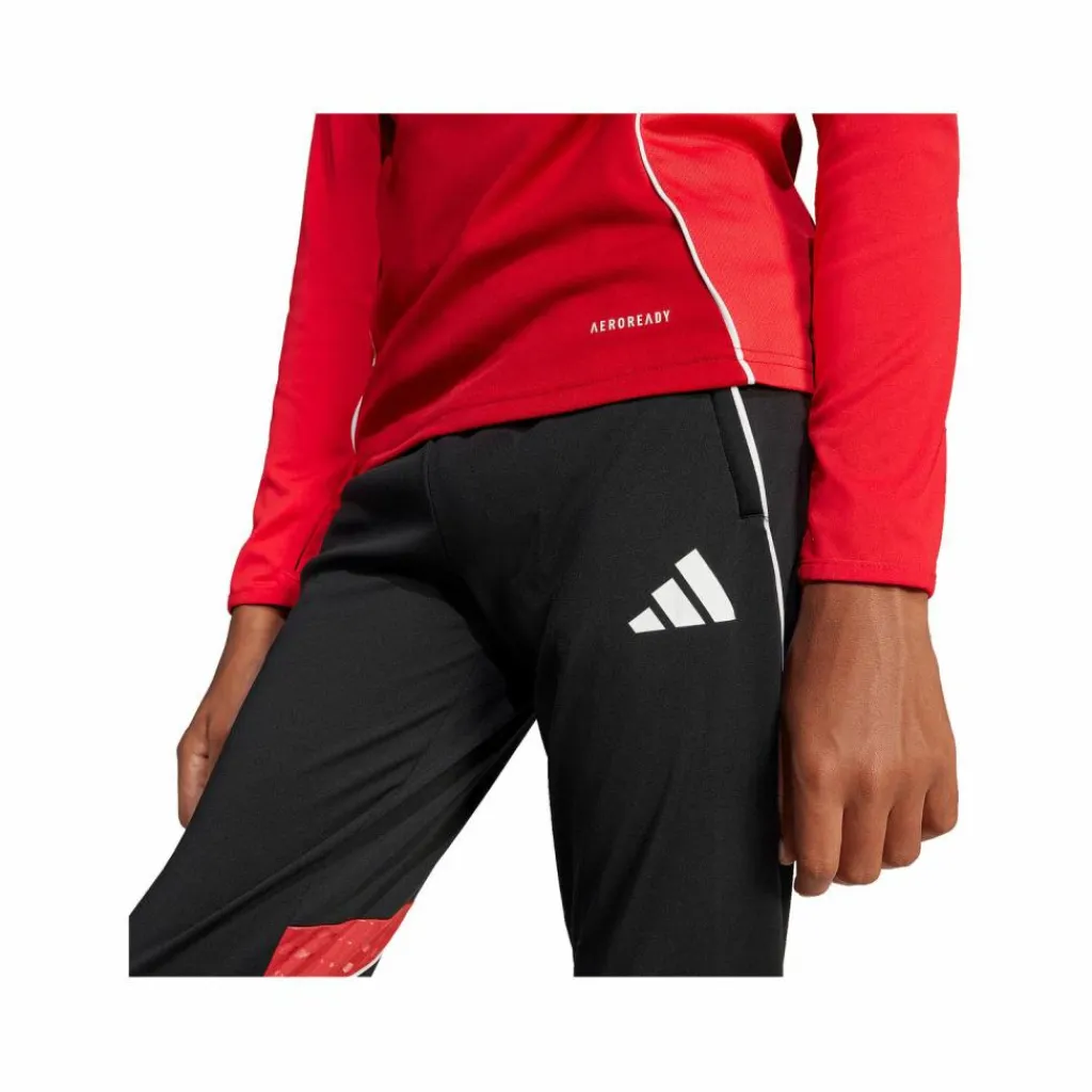 adidas Fußball|Hosen<· Tiro 25 Competition Trainingshose Kids schwarzrot