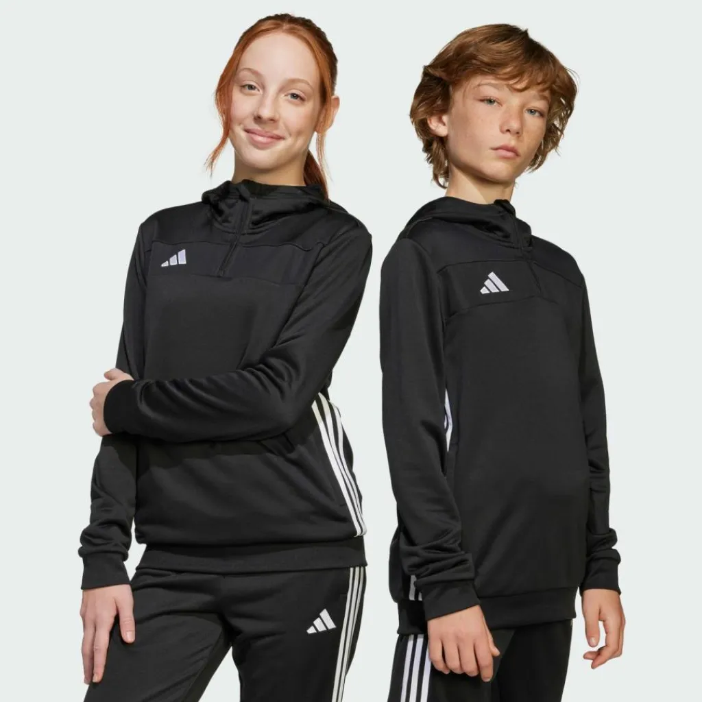 adidas Fußball|Pullover & Sweats<· Tiro 25 Essentials Kids Sweat Hoodie Black / White