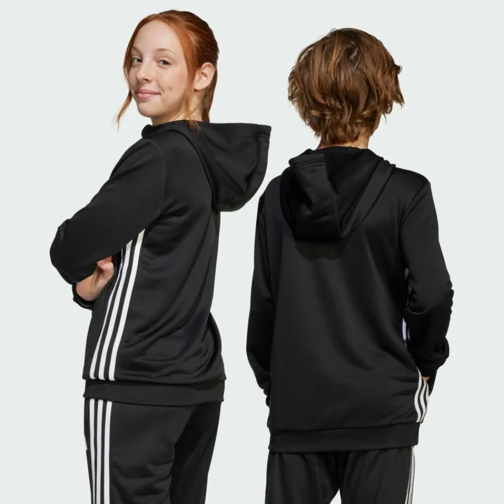 adidas Fußball|Pullover & Sweats<· Tiro 25 Essentials Kids Sweat Hoodie Black / White
