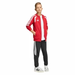 adidas Fußball|Jacken<· Tiro 26 League Kapuzenjacke Kids rotweiss