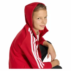 adidas Fußball|Jacken<· Tiro 26 League Kapuzenjacke Kids rotweiss