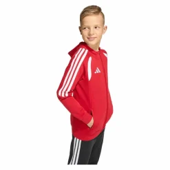 adidas Fußball|Jacken<· Tiro 26 League Kapuzenjacke Kids rotweiss
