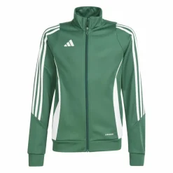 adidas Fußball|Jacken<· Tiro 24 Trainingsjacke Kids gruenweiss