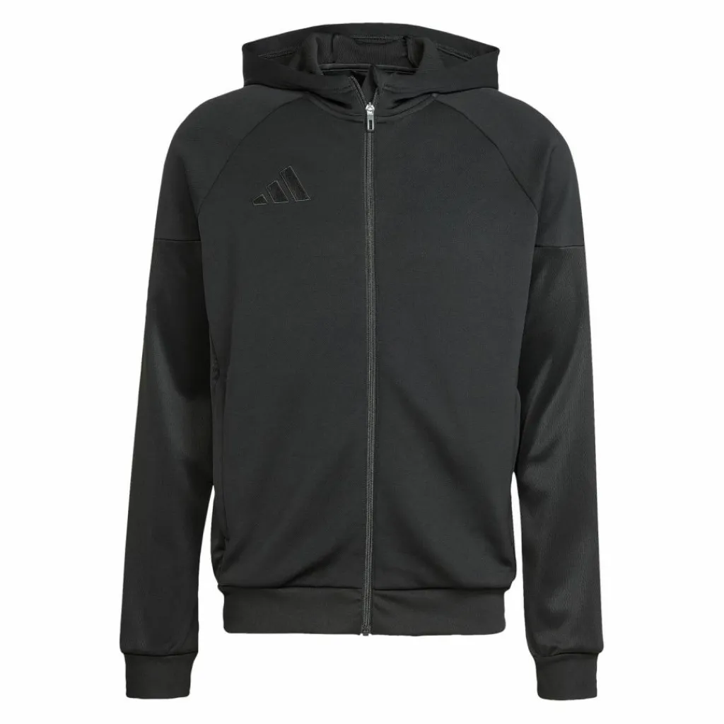 adidas Fußball<· Tiro 25 Travel Kapuzenjacke schwarz