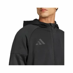 adidas Fußball<· Tiro 25 Travel Kapuzenjacke schwarz