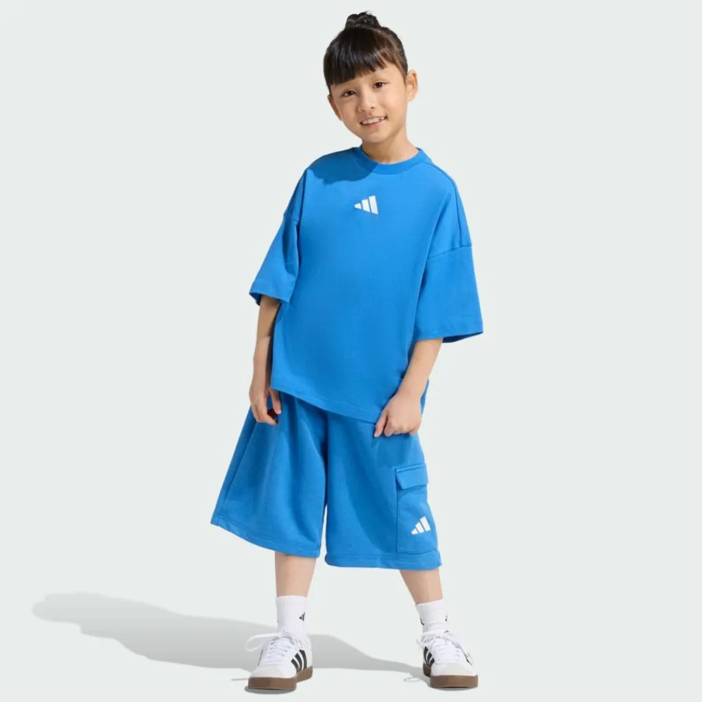 adidas Trainingsanzüge<· TIRO_NSTER T-SHIRT SET Wonder Sage / White
