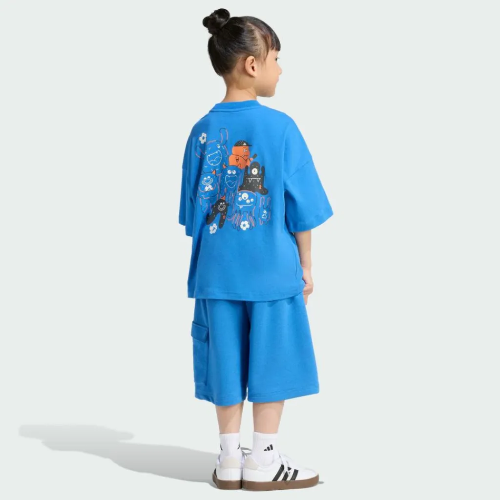 adidas Trainingsanzüge<· TIRO_NSTER T-SHIRT SET Wonder Sage / White