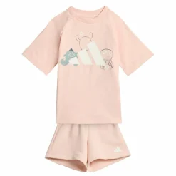 adidas Trainingsanzüge<· TIRO_NSTER T-SHIRT-SET Blush Pink / White