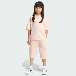 adidas Trainingsanzüge<· TIRO_NSTER T-SHIRT SET Blush Pink / White