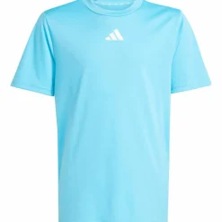 adidas Trainingsanzüge<· TRAIN ESSENTIALS 3 STRIPES bright cyan-white