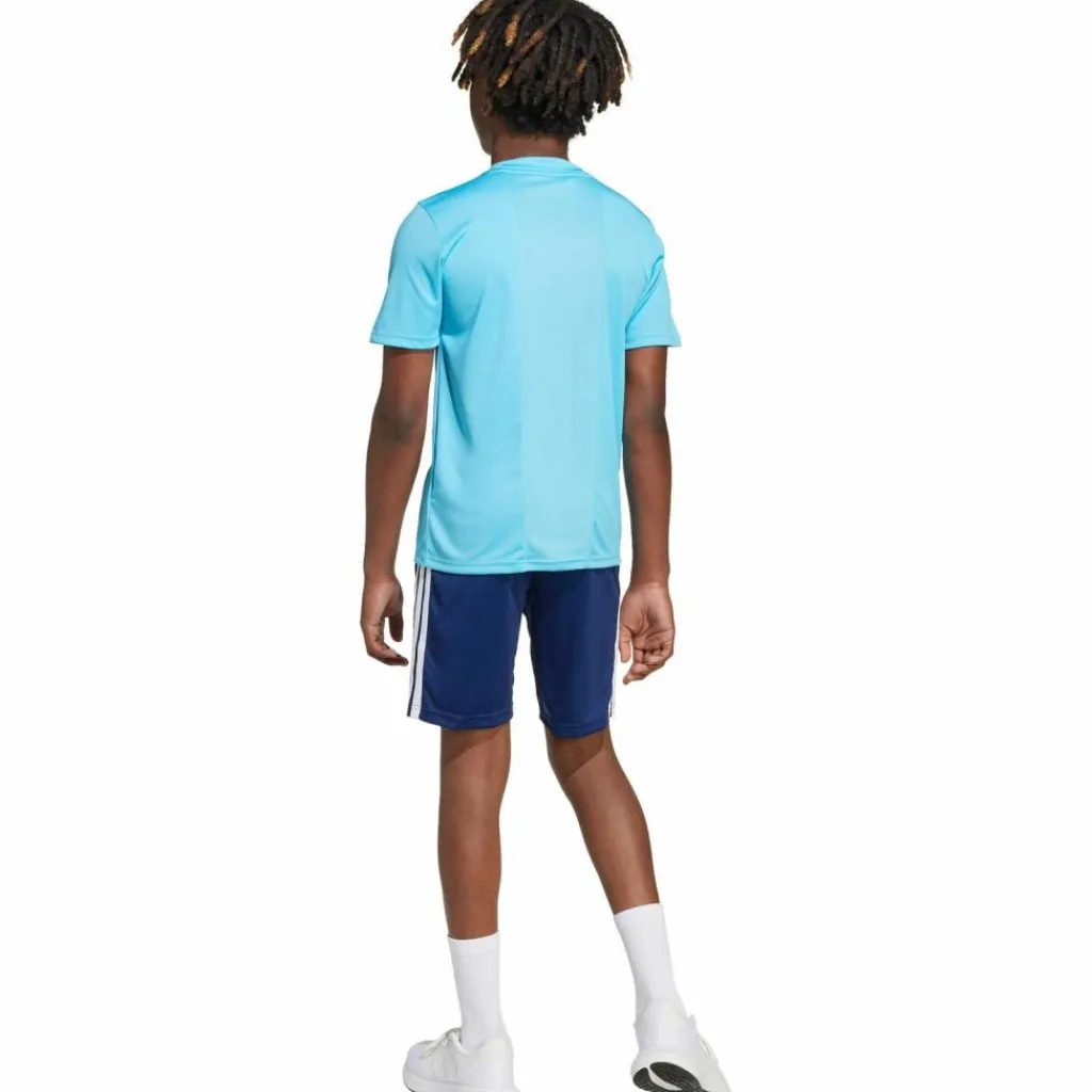 adidas Trainingsanzüge<· TRAIN ESSENTIALS 3 STRIPES bright cyan-white