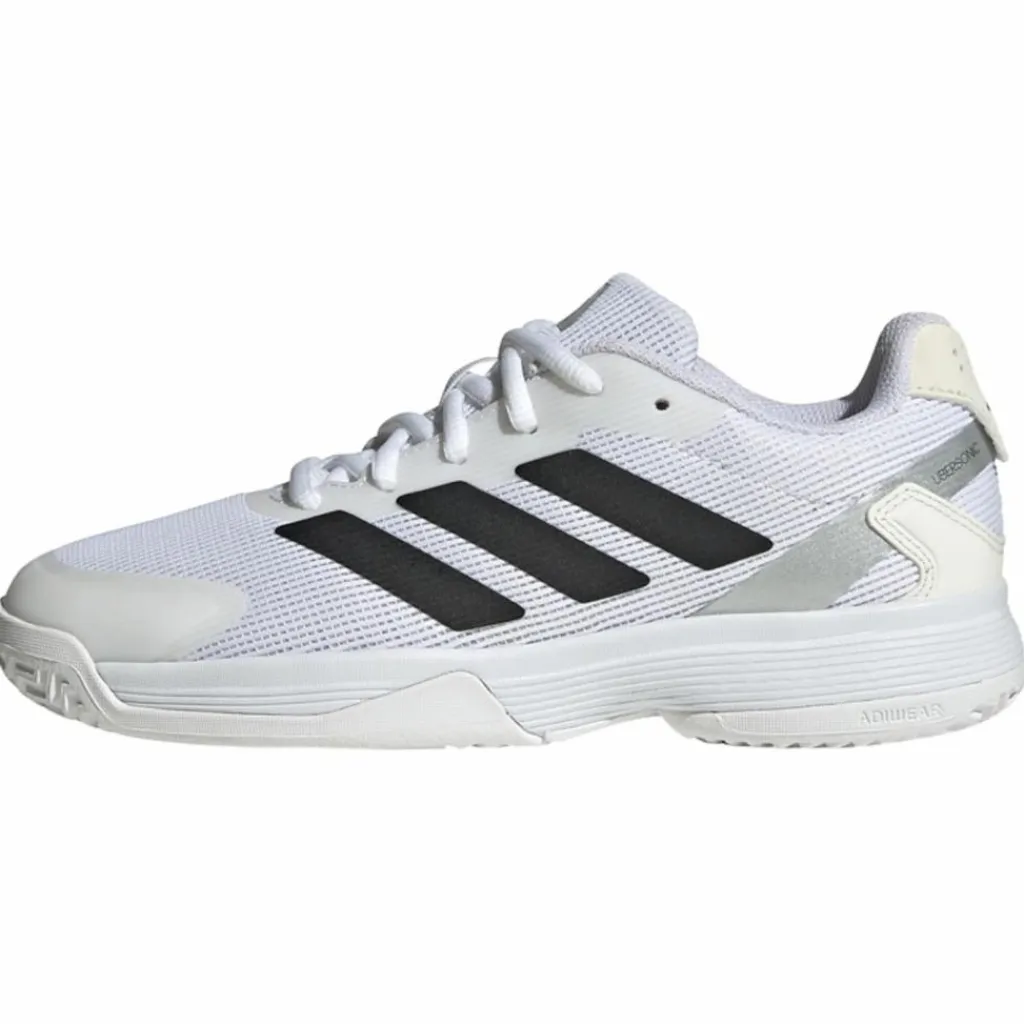 adidas Tennis|Tennis<· Ubersonic Kids Tennisschuh Cloud White / Core Black / Silver Metallic