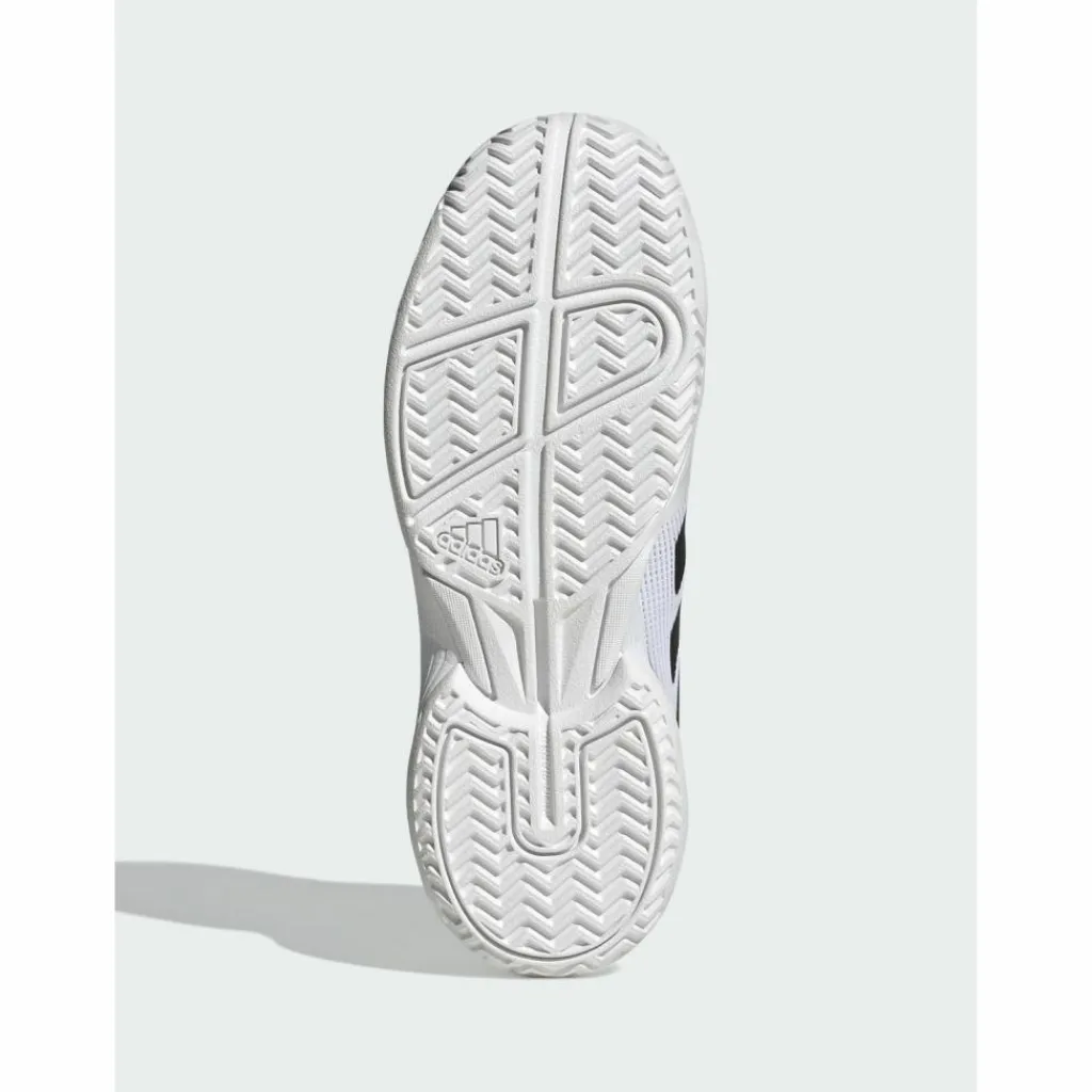 adidas Tennis|Tennis<· Ubersonic Kids Tennisschuh Cloud White / Core Black / Silver Metallic
