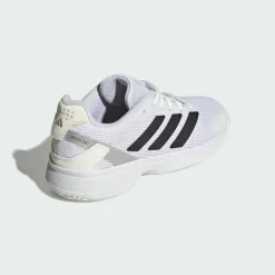 adidas Tennis|Tennis<· Ubersonic Kids Tennisschuh Cloud White / Core Black / Silver Metallic