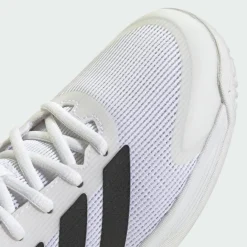 adidas Tennis|Tennis<· Ubersonic Kids Tennisschuh Cloud White / Core Black / Silver Metallic