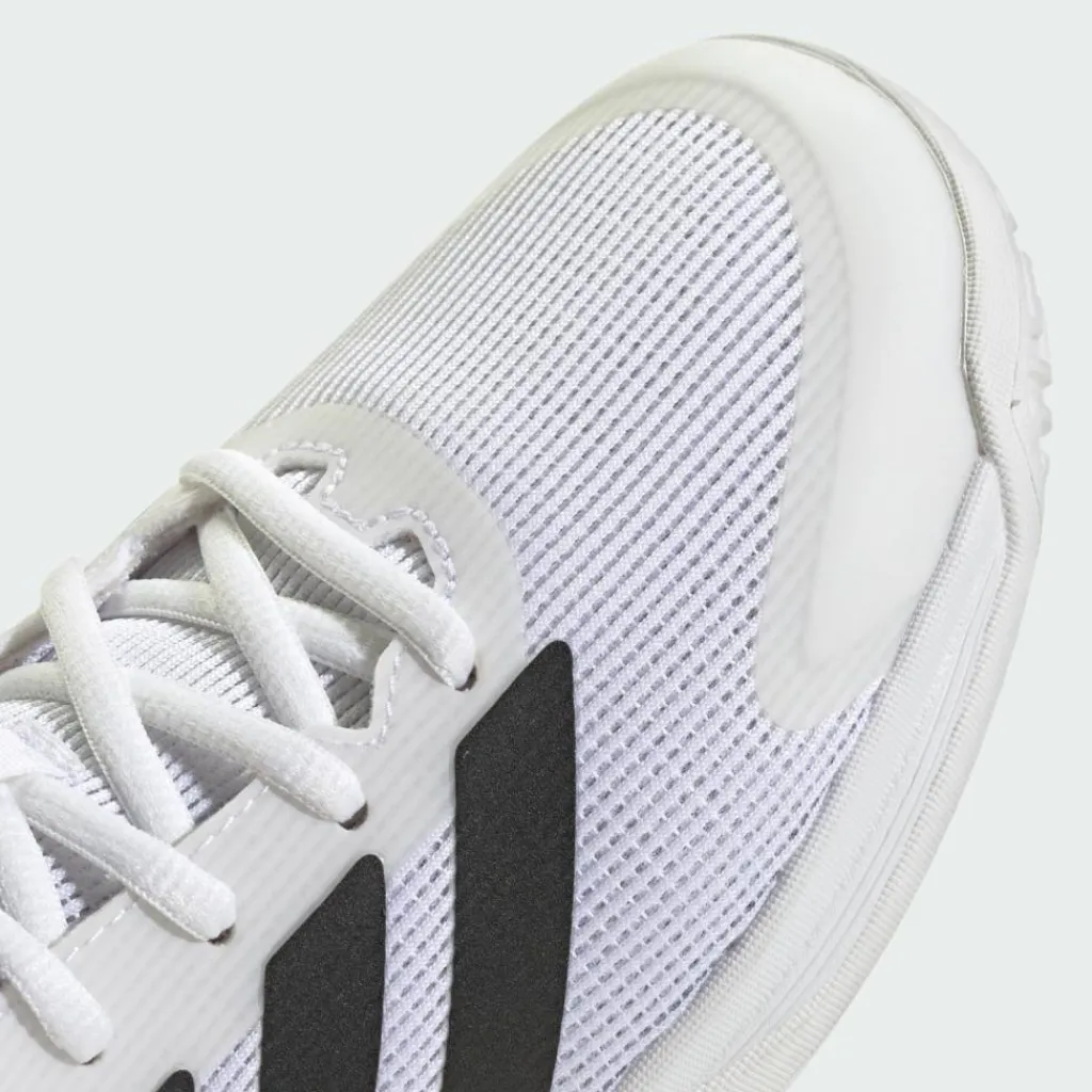adidas Tennis|Tennis<· Ubersonic Kids Tennisschuh Cloud White / Core Black / Silver Metallic
