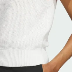 adidas Tops & Tanks<· Ultimate365 Knit Tour Pullunder White