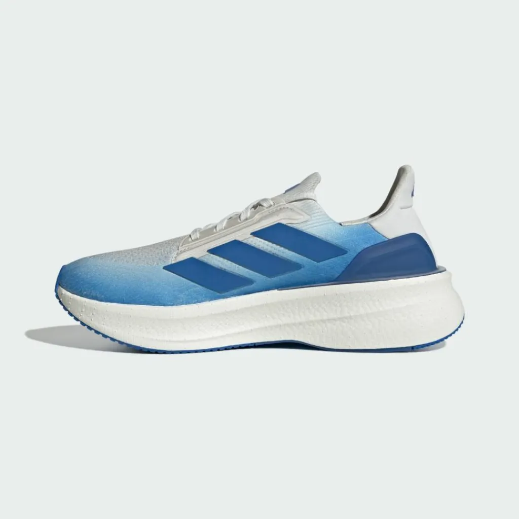 adidas Laufschuhe<· ULTRABOOST 5X Schuh Crystal White / Blue / Blue