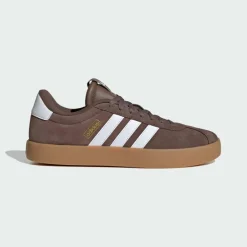 adidas Sneaker<· VL Court 3.0 Schuh Earth Strata / Cloud White / Gold Metallic