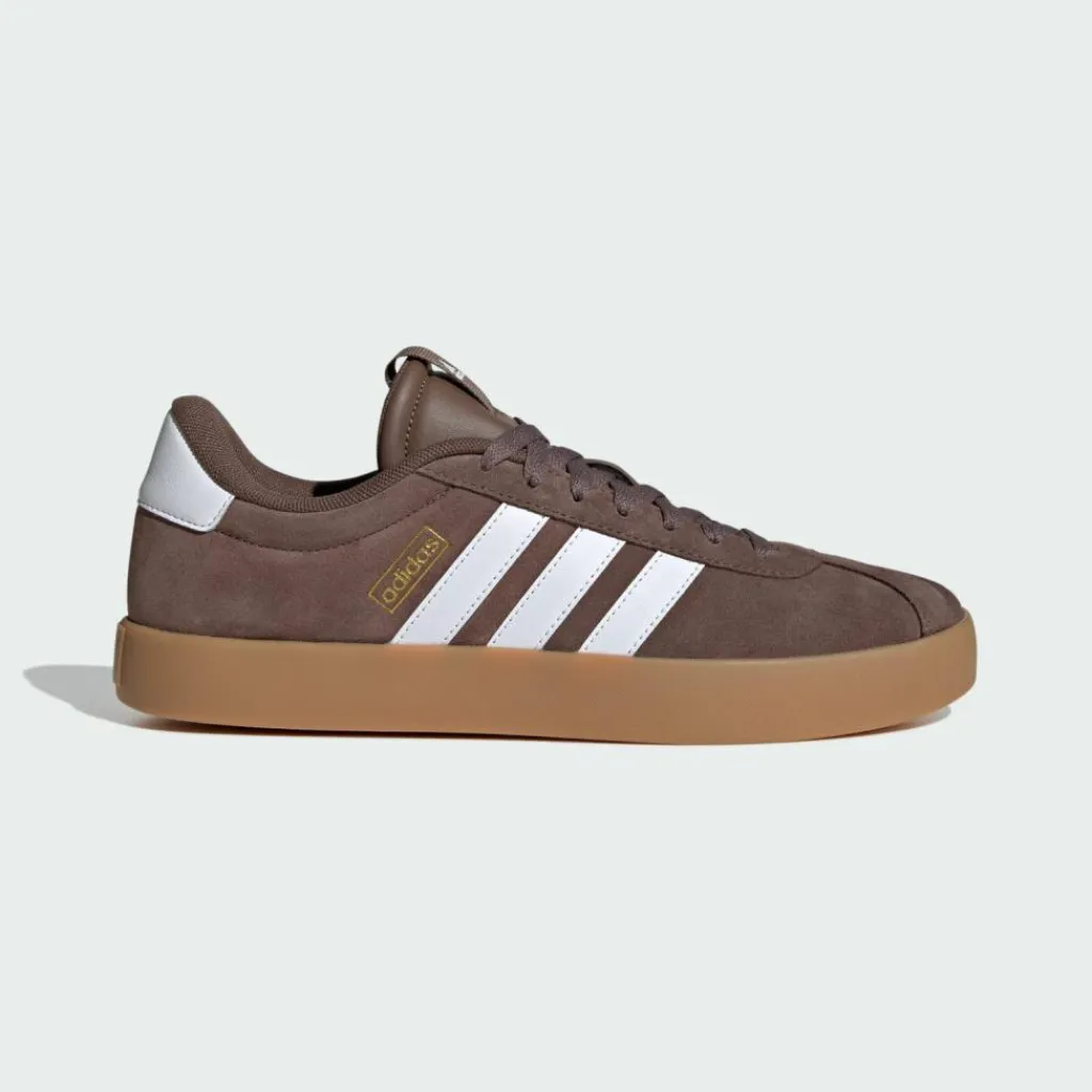adidas Sneaker<· VL Court 3.0 Schuh Earth Strata / Cloud White / Gold Metallic