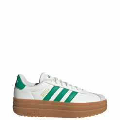 adidas Fitnessschuhe<· VL Court Bold Schuh Core White / Court Green / Gold Metallic