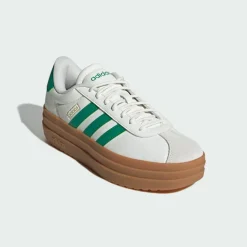adidas Fitnessschuhe<· VL Court Bold Schuh Core White / Court Green / Gold Metallic