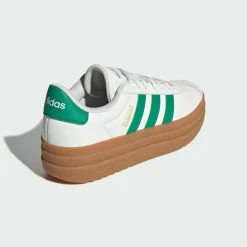 adidas Fitnessschuhe<· VL Court Bold Schuh Core White / Court Green / Gold Metallic