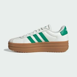 adidas Fitnessschuhe<· VL Court Bold Schuh Core White / Court Green / Gold Metallic