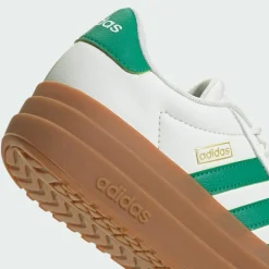 adidas Fitnessschuhe<· VL Court Bold Schuh Core White / Court Green / Gold Metallic