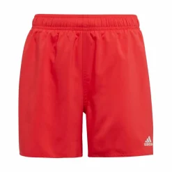 adidas Schwimmen<· Water-Reactive Kids Badeshorts Semi Lucid Red / White
