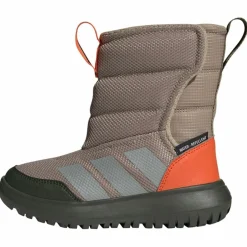 adidas Sneaker<· Winterplay Schuhe Kids Blanch Cargo / Matte Silver / Semi Impact Orange