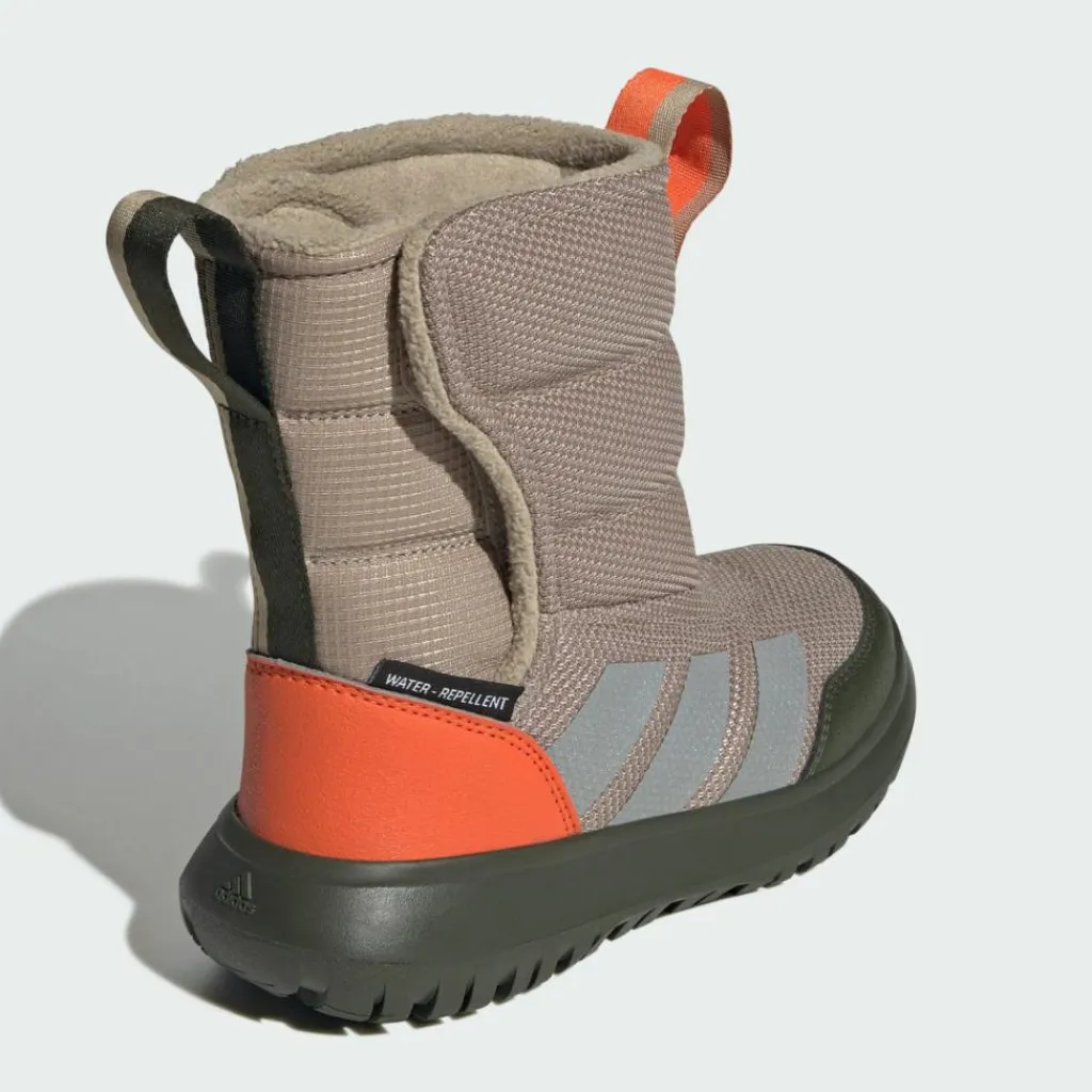 adidas Sneaker<· Winterplay Schuhe Kids Blanch Cargo / Matte Silver / Semi Impact Orange