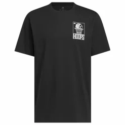 adidas Basketball|Basketball<· World Wide Hoops Graphic T-Shirt Black