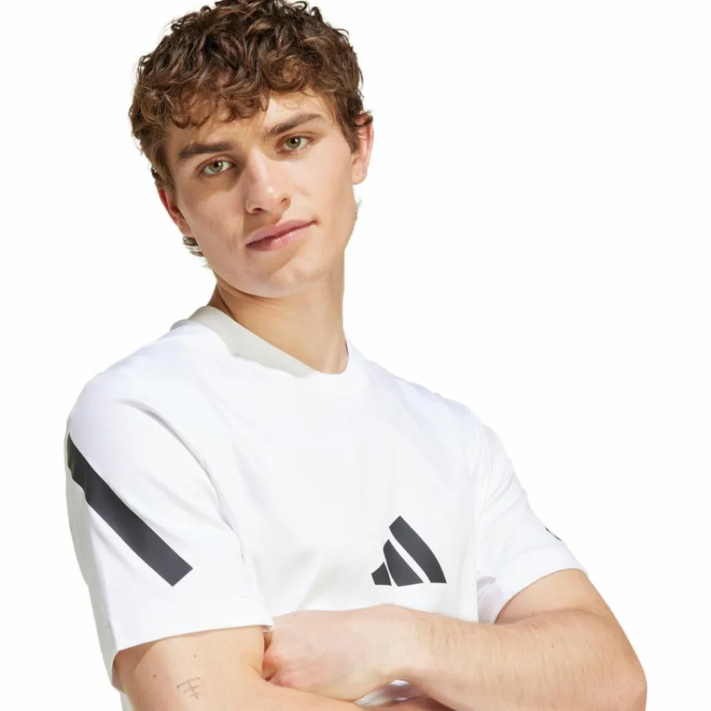 adidas Shirts<· ZNE white