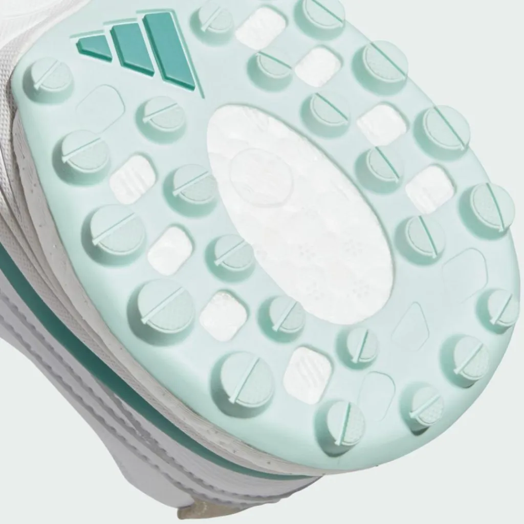 adidas Multifunktionsschuhe<· Zoysia Spikeless Golfschuh Cloud White / Powder Teal / Semi Flash Aqua