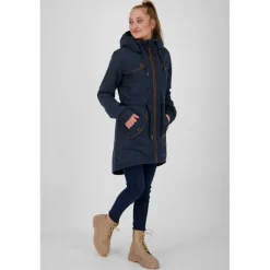 ALIFE AND KICKIN Winterjacken<· CHARLOTTE II COAT navy