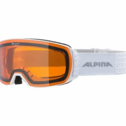 ALPINA Skibrillen<· NAKISKA white matt