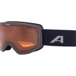 ALPINA Skibrillen<· Venet black matt