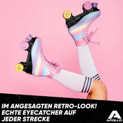 Apollo Inlineskating<· Classic Roller Retro dancingqueen-rainbow