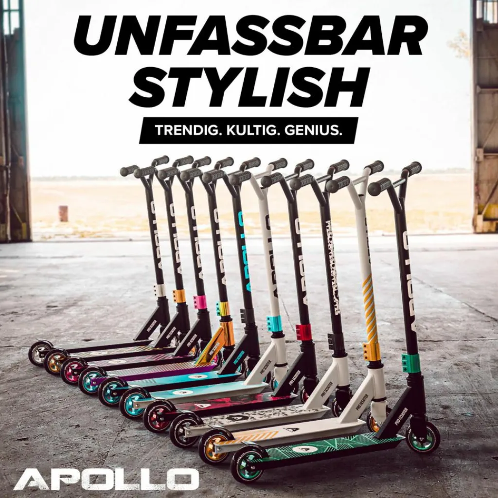 Apollo Skateboarding<· Genius Pro 4.0 weiß-gold