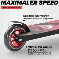Apollo Skateboarding<· Genius Pro 4.0 rot