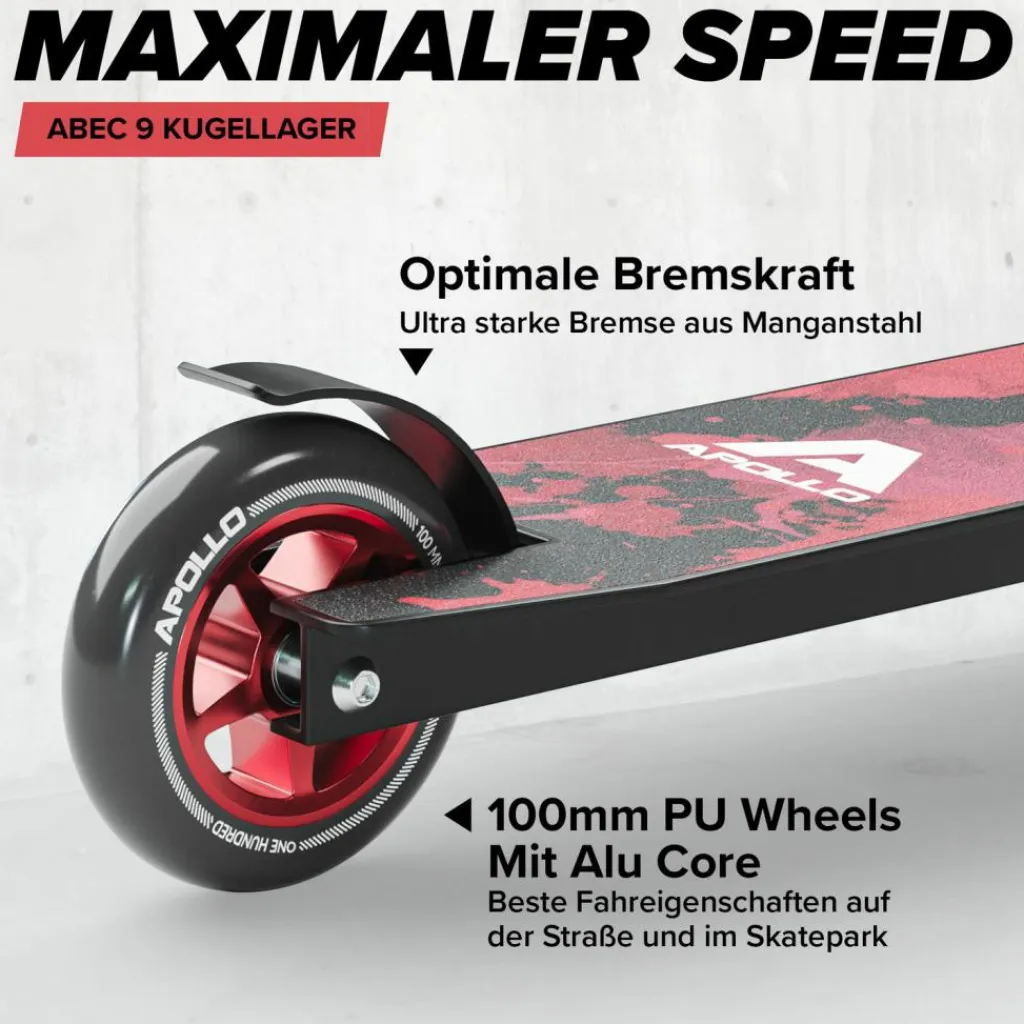 Apollo Skateboarding<· Genius Pro 4.0 rot