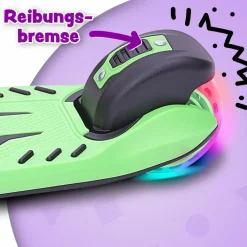 Apollo Skateboarding<· Kids pro 4 grün