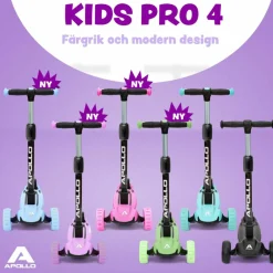 Apollo Skateboarding<· Kids pro 4 grün