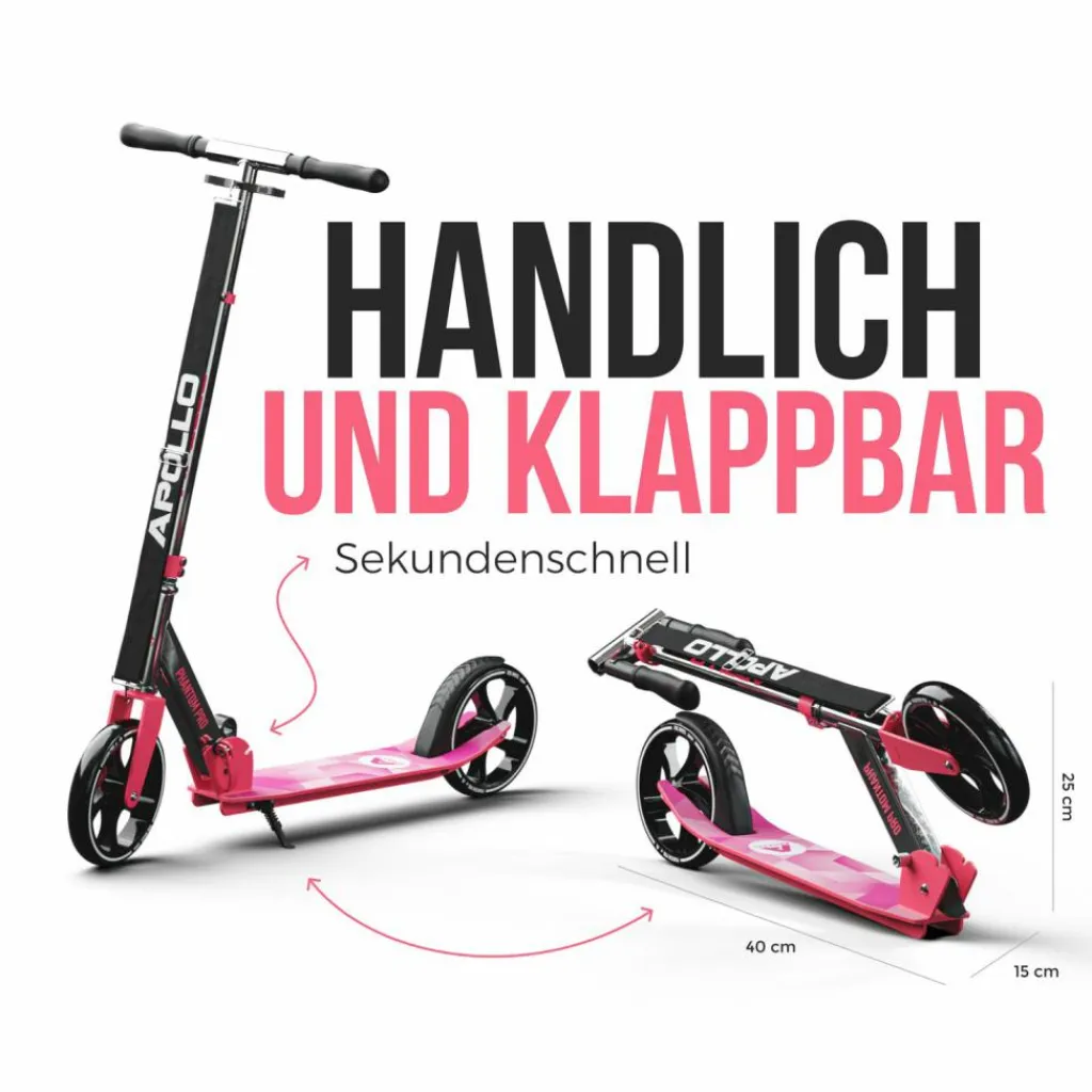 Apollo Skateboarding<· Phantom Pro pink-silber