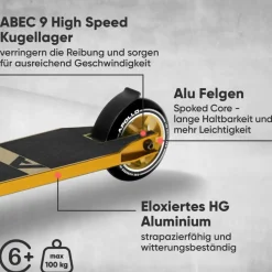 Apollo Skateboarding<· Star Pro gold
