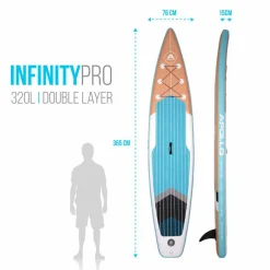 Apollo Stand Up Paddling<· SUP - Infinity blau-schwarz