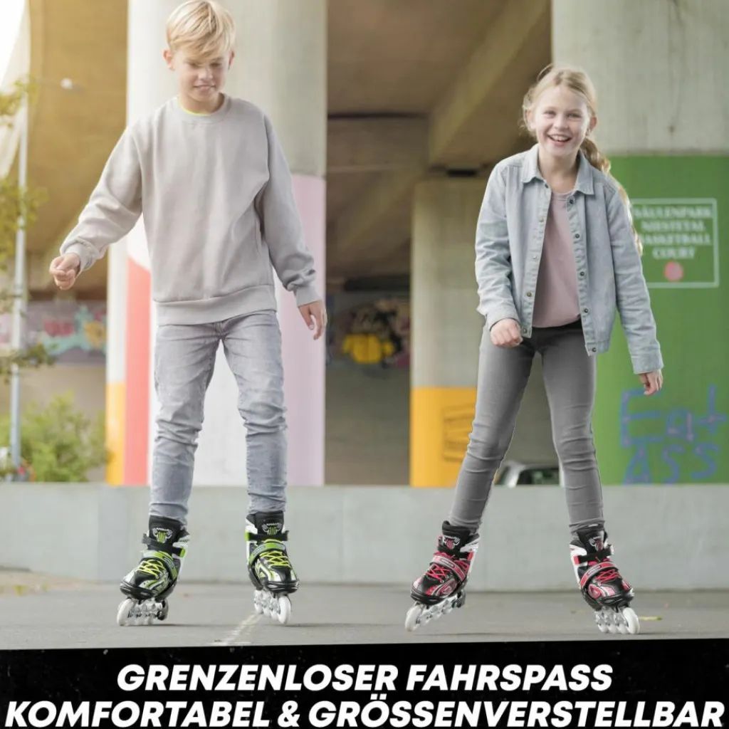 Apollo Inlineskating<· Super Blades LED grün