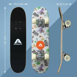Apollo Skateboarding<· T-Rex 61 cm bunt