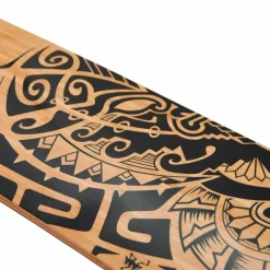 Apollo Skateboarding<· Tuvalu Wood 38 Zoll holz-schwarz